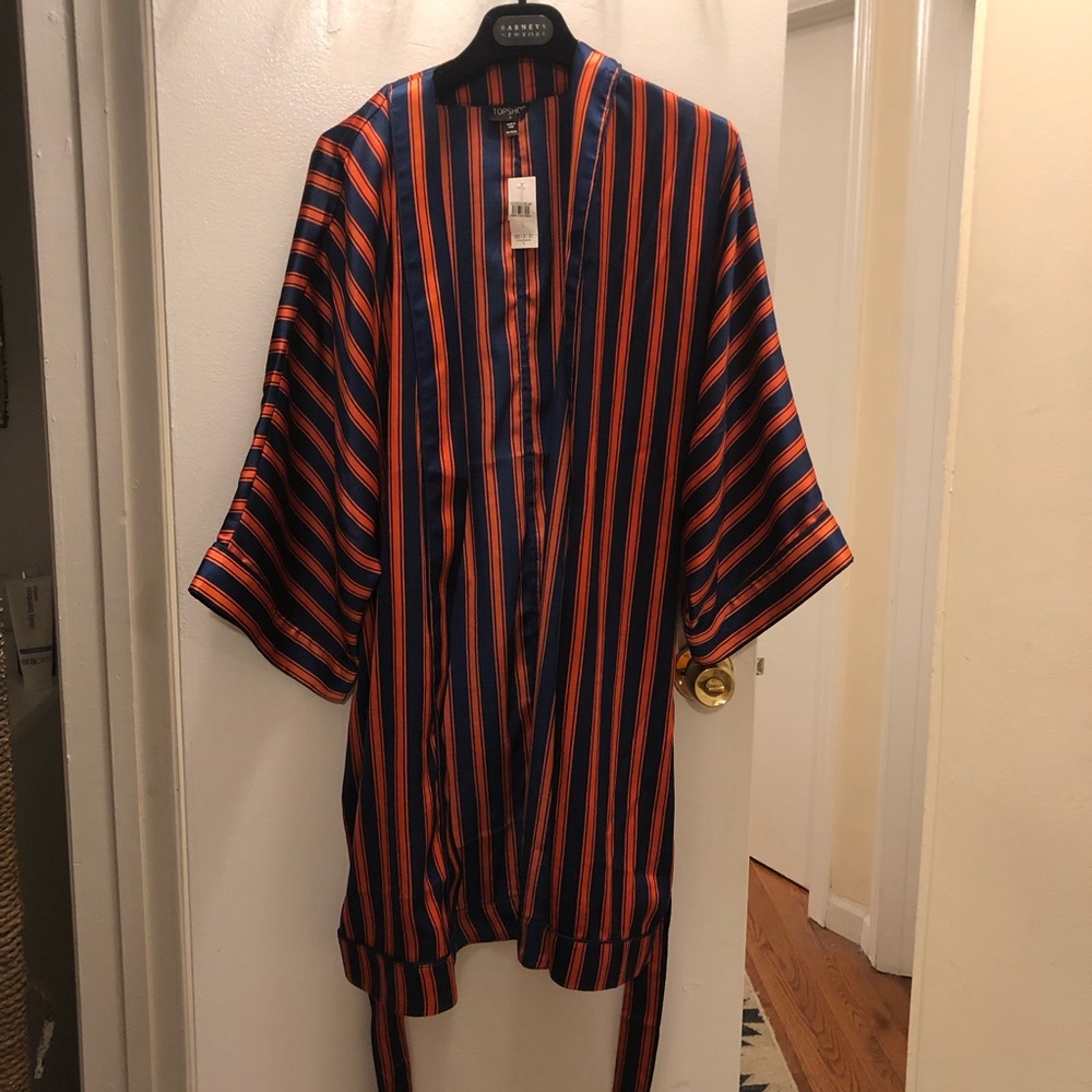 Topshop striped robe